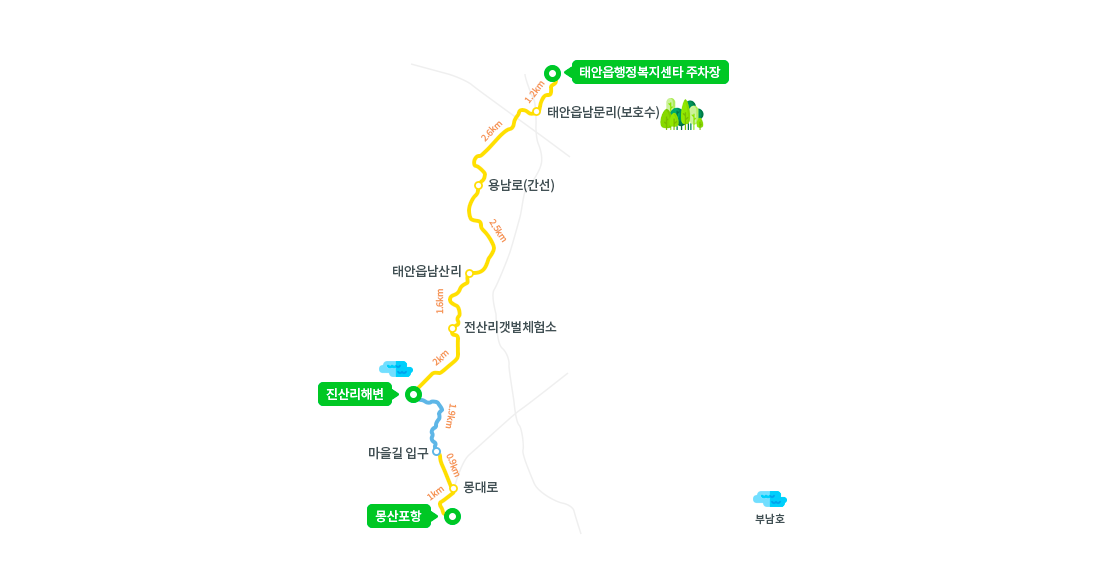 코스지도-일반지도