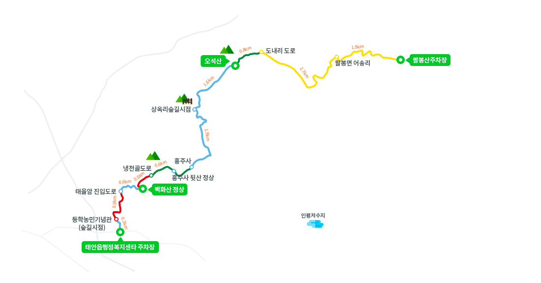 코스지도-일반지도