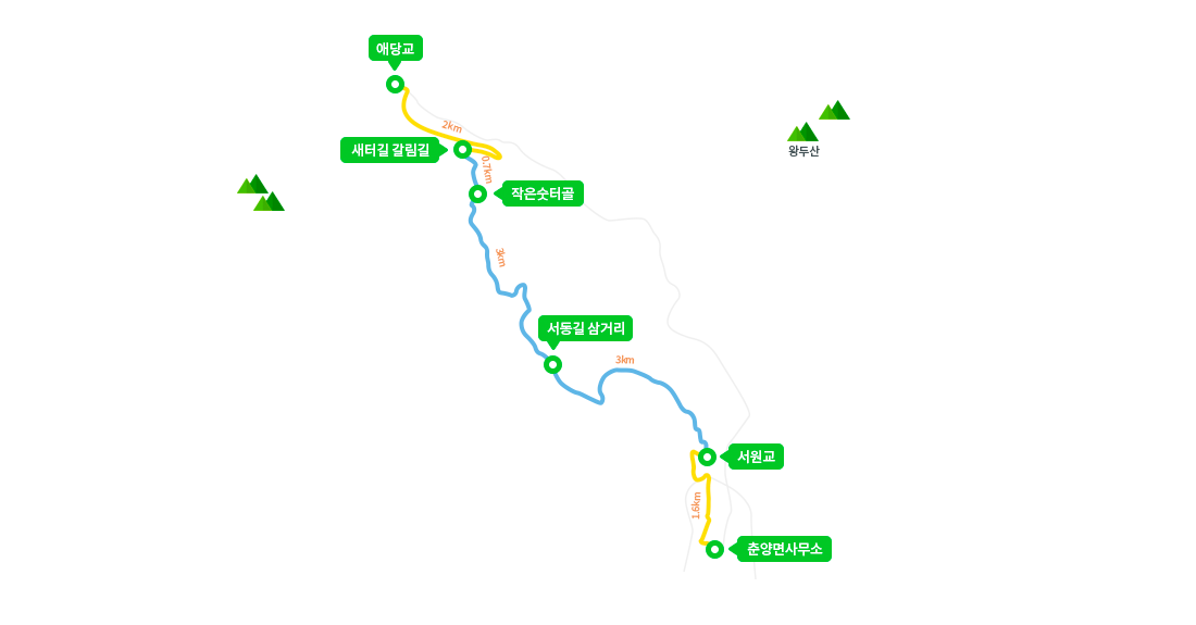 코스지도-일반지도